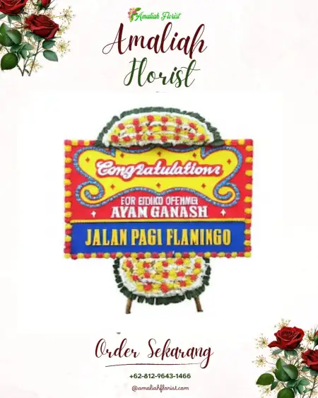 Sewa Papan Bunga Bumu Ayu